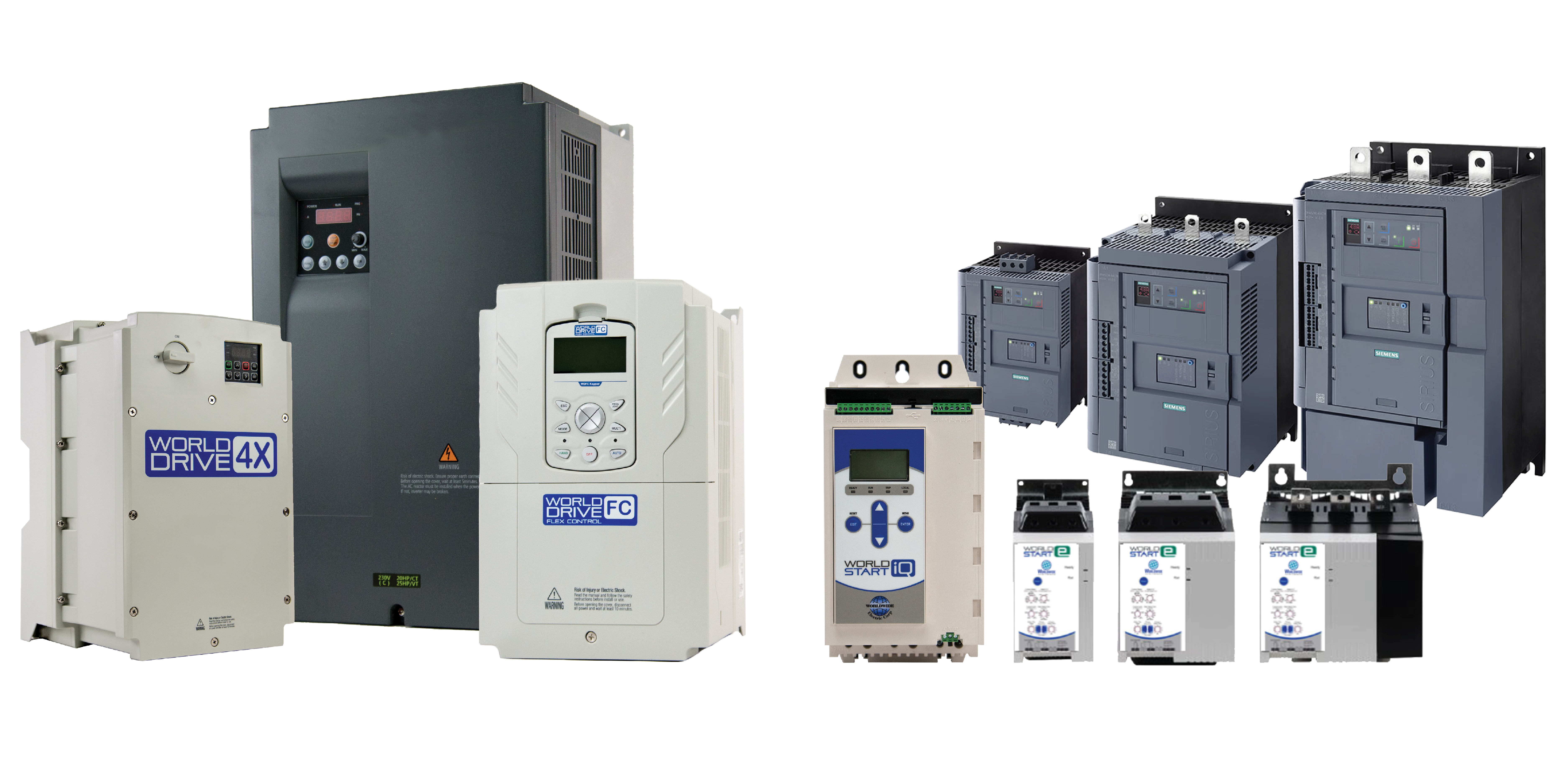 WorldDrive Chassis VFDs and Soft starters