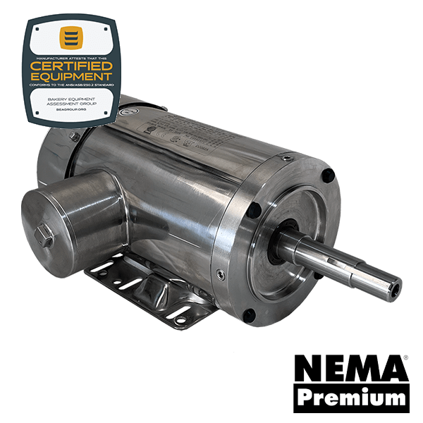 Stainless Steel, Close-coupled Pump - TEFC